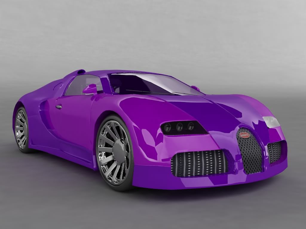 pink bugatti toy car